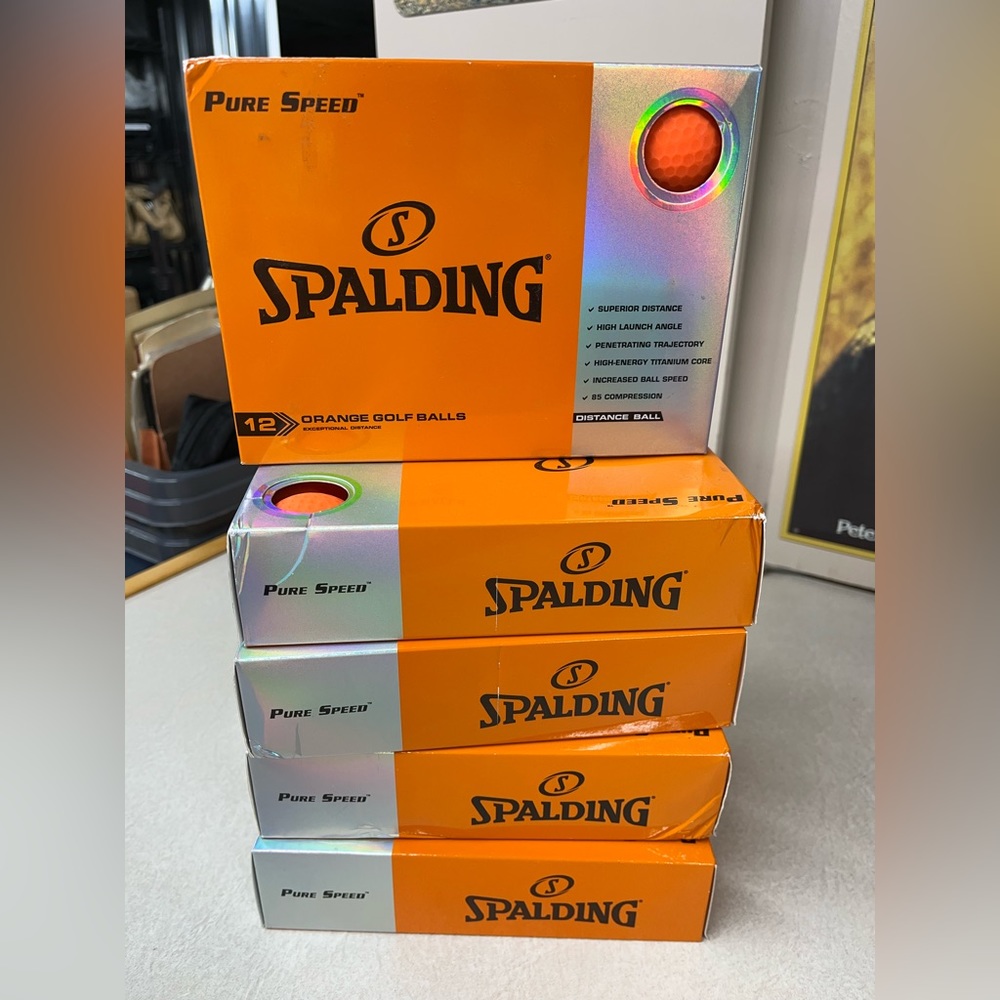 (5) Dozen Spaulding golf balls